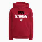 TROTWOOD-MADISON HIGH SCHOOL RAMS <span class="pdp-name-mascot">TROTWOOD - MADISON RAMS</span> adidas Youth Fleece Pullover Hood Front Thumbnail
