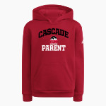 Cascade Mountaineers <span class="pdp-name-mascot">Cascade Mountaineers</span> adidas Youth Fleece Pullover Hood Front Thumbnail