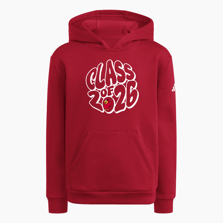 Manor Oaks Wr Bowie Cardinals <span class="pdp-name-mascot">Manor Oaks Wr Bowie Cardinals</span> adidas Youth Fleece Pullover Hood
