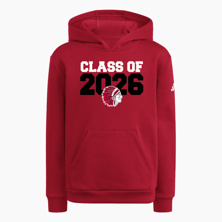 SPIRIT LAKE HIGH SCHOOL INDIANS <span class="pdp-name-mascot">SPIRIT LAKE INDIANS</span> adidas Youth Fleece Pullover Hood