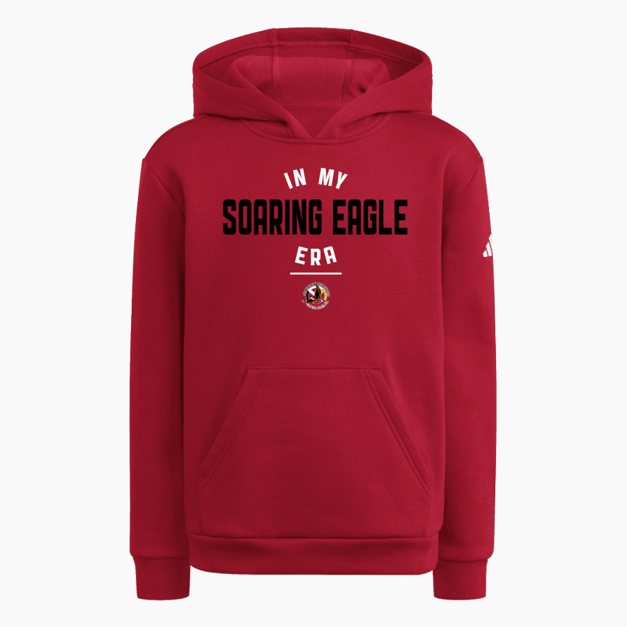 Hannahville Soaring Eagles <span class="pdp-name-mascot">Hannahville Indian School Eagles</span> adidas Youth Fleece Pullover Hood