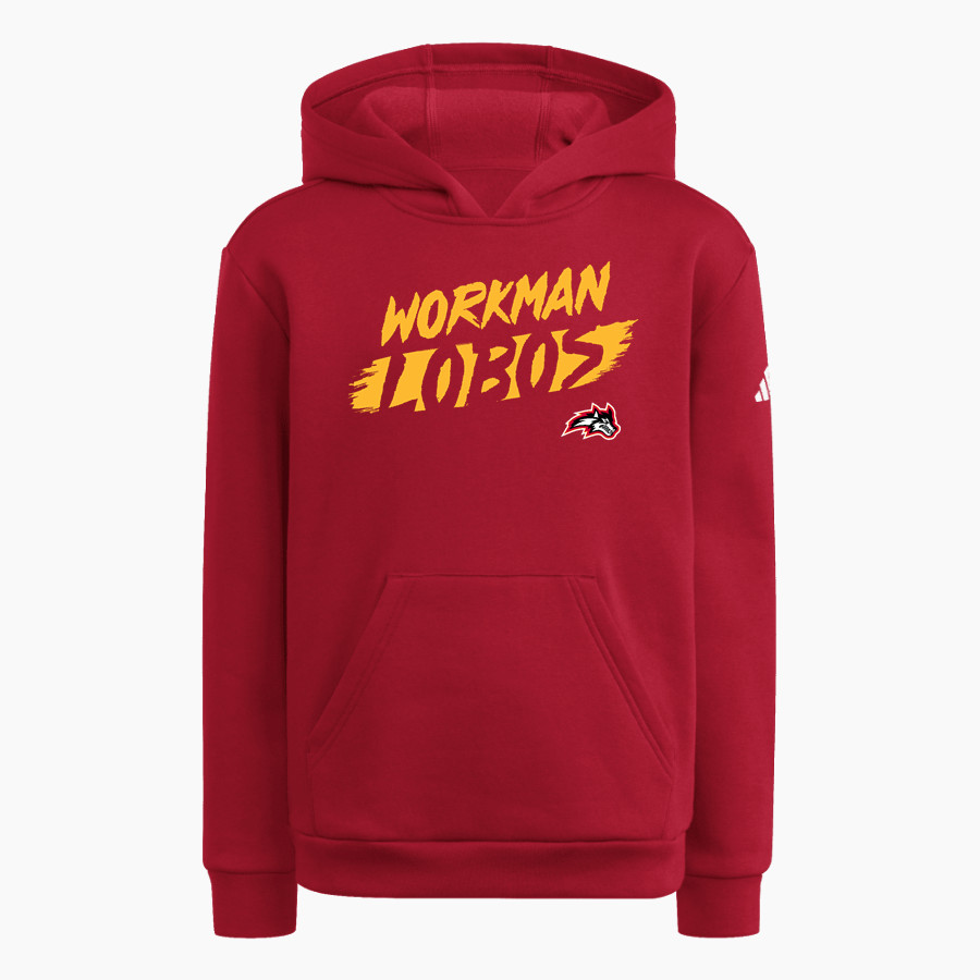 WORKMAN HIGH SCHOOL LOBOS <span class="pdp-name-mascot">WORKMAN LOBOS</span> adidas Youth Fleece Pullover Hood