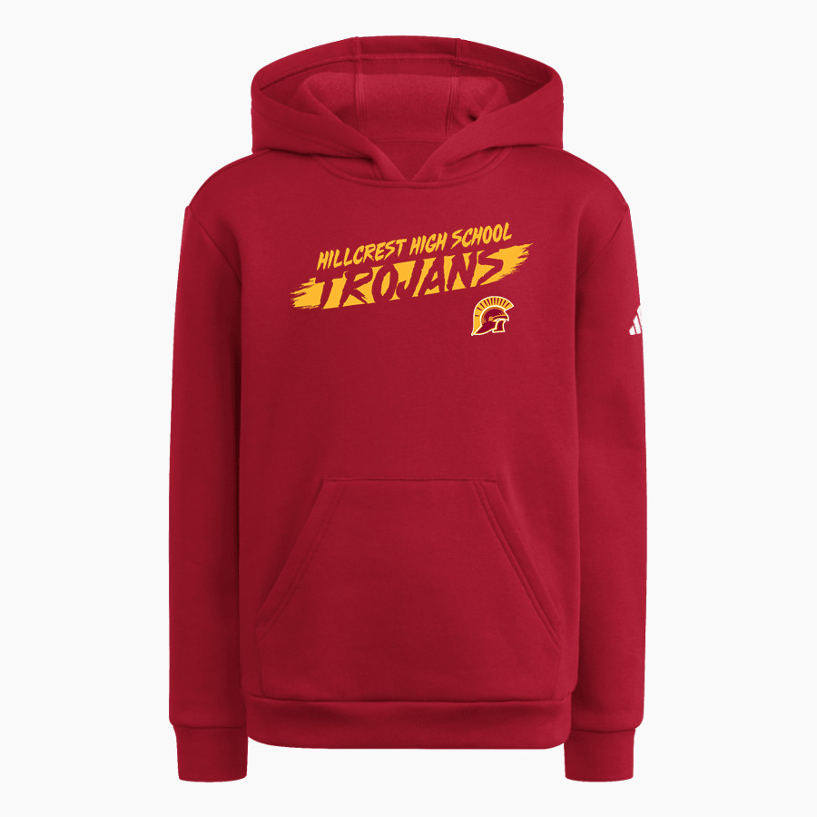 HILLCREST HIGH SCHOOL TROJANS <span class="pdp-name-mascot">Hillcrest High School TROJANS</span> adidas Youth Fleece Pullover Hood