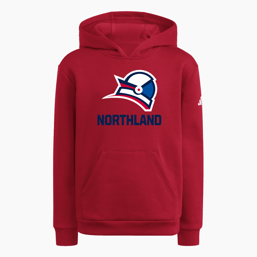 NORTHLAND Pioneers <span class="pdp-name-mascot">NORTHLAND PIONEERS STORE</span> adidas Youth Fleece Pullover Hood