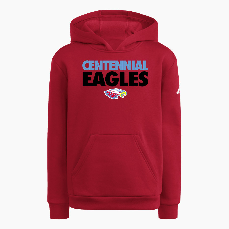 CENTENNIAL HIGH SCHOOL EAGLES <span class="pdp-name-mascot">CENTENNIAL EAGLES</span> adidas Youth Fleece Pullover Hood