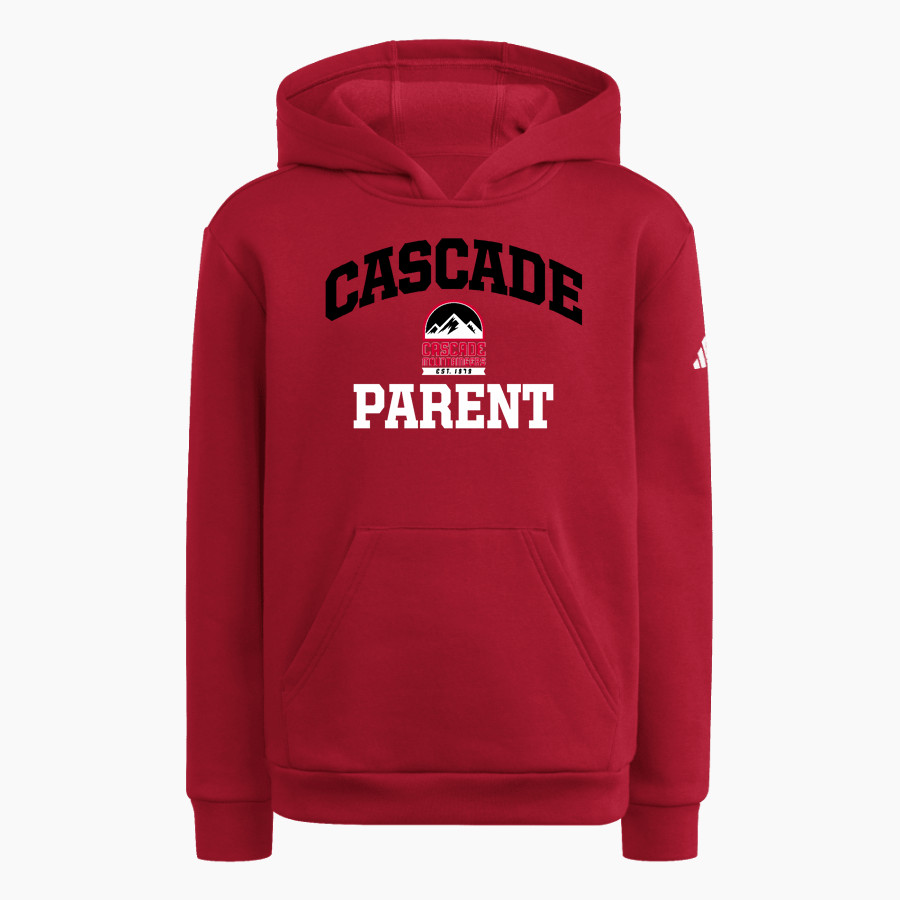 Cascade Mountaineers <span class="pdp-name-mascot">Cascade Mountaineers</span> adidas Youth Fleece Pullover Hood