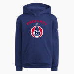 Bob Jones Patriots adidas Youth Fleece Pullover Hood Front Thumbnail