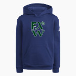 Frances Xavier Warde Jaguars <span class="pdp-name-mascot">Frances Xavier Warde School Jaguars</span> adidas Youth Fleece Pullover Hood Front Thumbnail