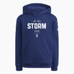 STAUNTON HIGH SCHOOL STORM <span class="pdp-name-mascot">STORM STORM</span> adidas Youth Fleece Pullover Hood Front Thumbnail