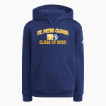 St. Peter Claver Knights adidas Youth Fleece Pullover Hood Front Thumbnail