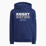 Crown of Life Knights <span class="pdp-name-mascot">Crown of Life Christian Academy Knights</span> adidas Youth Fleece Pullover Hood Front Thumbnail