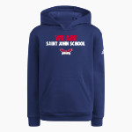 Saint John School Red hawks <span class="pdp-name-mascot">Saint John School Red hawks</span> adidas Youth Fleece Pullover Hood Front Thumbnail