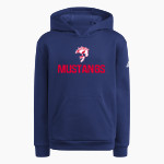 MOT Charter Mustangs adidas Youth Fleece Pullover Hood Front Thumbnail