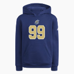 PEARL HIGH SCHOOL PIRATES <span class="pdp-name-mascot">PEARL PIRATES</span> adidas Youth Fleece Pullover Hood Front Thumbnail