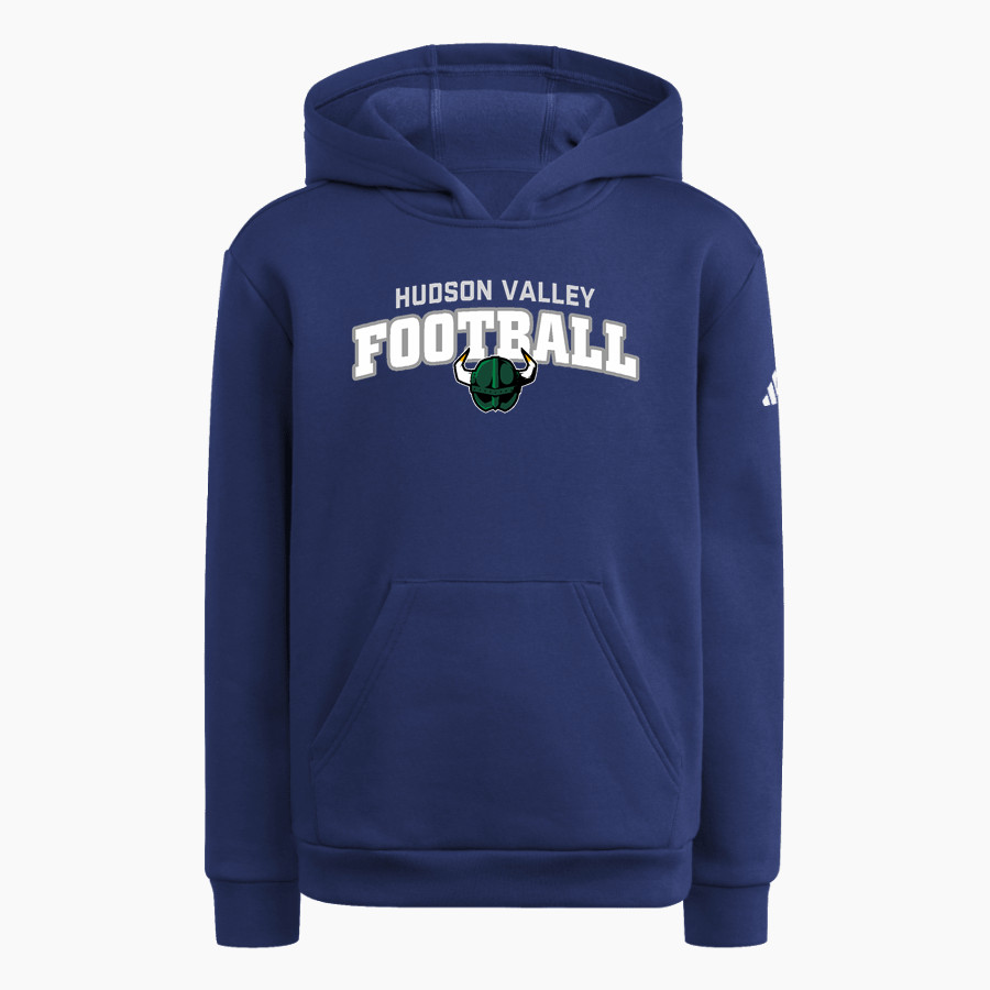 Hudson Valley Vikings <span class="pdp-name-mascot">HUDSON VALLEY VIKINGS</span> adidas Youth Fleece Pullover Hood