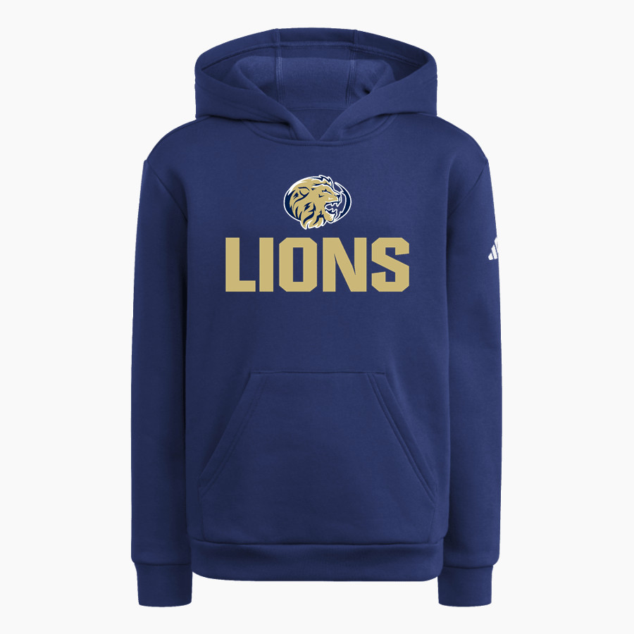 GRACE PREP ACADEMY LIONS <span class="pdp-name-mascot">GRACE LIONS</span> adidas Youth Fleece Pullover Hood