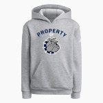 Westerly Bulldogs <span class="pdp-name-mascot">Westerly Bulldogs</span> adidas Youth Fleece Pullover Hood Front Thumbnail