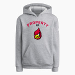 Waitsburg Cardinals adidas Youth Fleece Pullover Hood Front Thumbnail