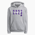 Woodlawn Panthers <span class="pdp-name-mascot">Woodlawn Panthers</span> adidas Youth Fleece Pullover Hood Front Thumbnail