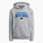 LITTLE WOUND HIGH SCHOOL MUSTANGS <span class="pdp-name-mascot">LITTLE WOUND MUSTANGS</span> adidas Youth Fleece Pullover Hood Front Thumbnail