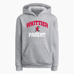 WHITTIER HIGH SCHOOL CARDINALS adidas Youth Fleece Pullover Hood Front Thumbnail