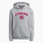 St. Thomas More Catholic Church adidas Youth Fleece Pullover Hood Front Thumbnail