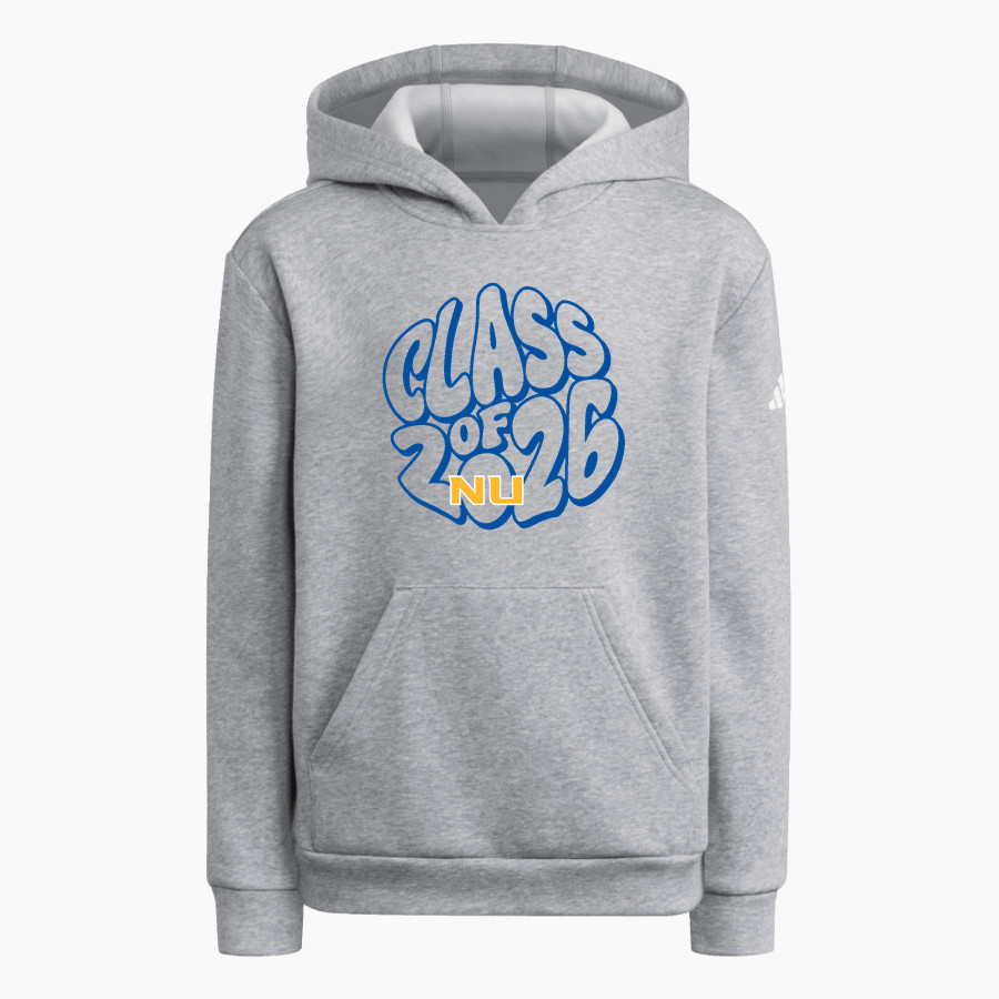 Northwest University Eagles Online Store <span class="pdp-name-mascot">Northwest Eagles</span> adidas Youth Fleece Pullover Hood