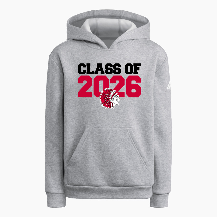 SPIRIT LAKE HIGH SCHOOL INDIANS <span class="pdp-name-mascot">SPIRIT LAKE INDIANS</span> adidas Youth Fleece Pullover Hood