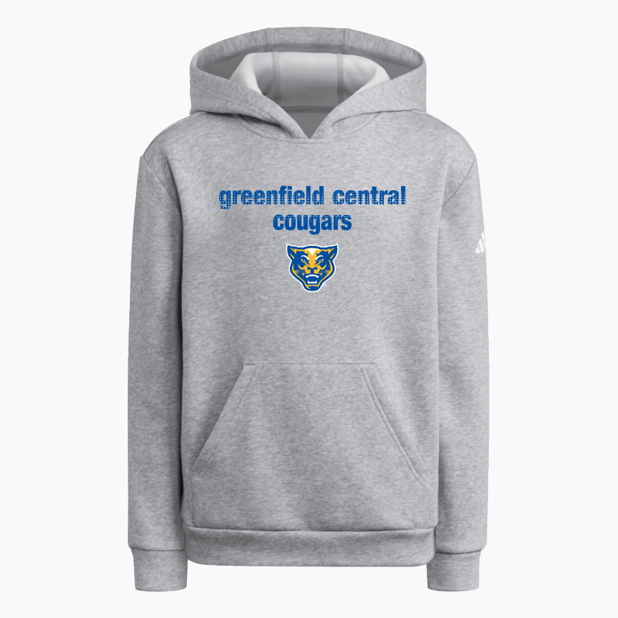 Greenfield Central Cougars Online Store <span class="pdp-name-mascot">Greenfield-Central Cougars</span> adidas Youth Fleece Pullover Hood
