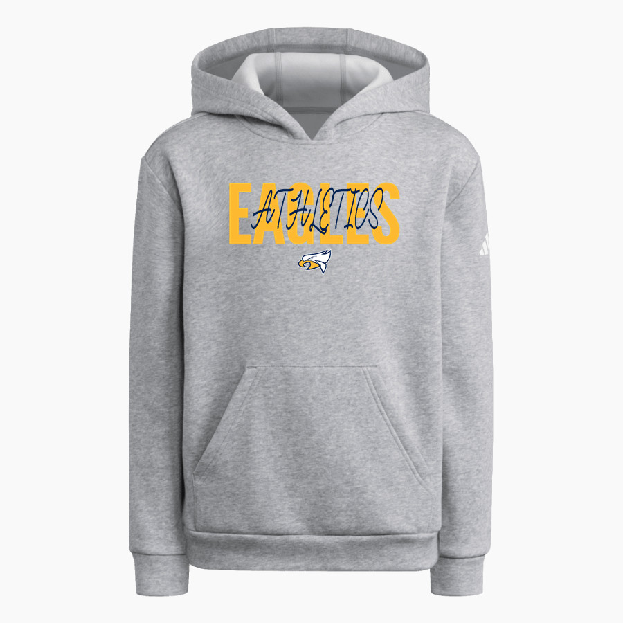 HUDSONVILLE HIGH SCHOOL EAGLES <span class="pdp-name-mascot">HUDSONVILLE EAGLES</span> adidas Youth Fleece Pullover Hood