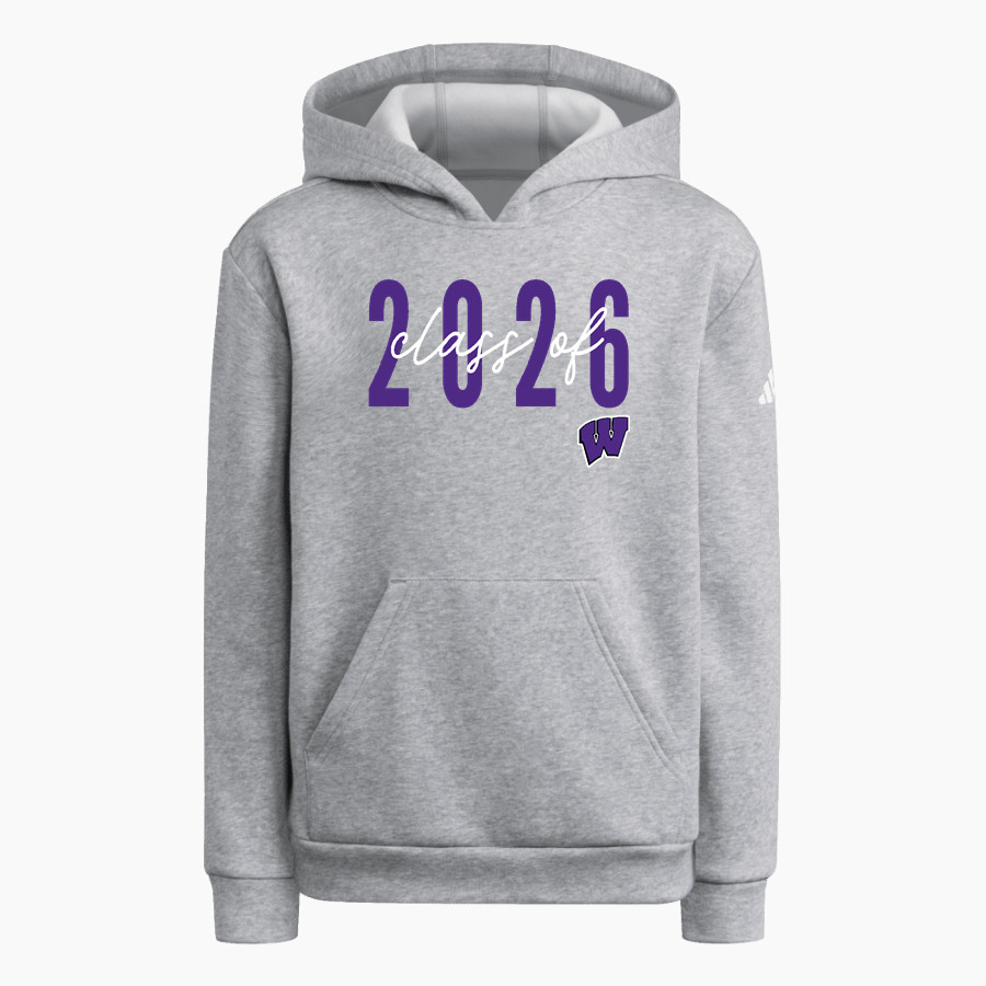 Woodlawn Panthers <span class="pdp-name-mascot">Woodlawn Panthers</span> adidas Youth Fleece Pullover Hood