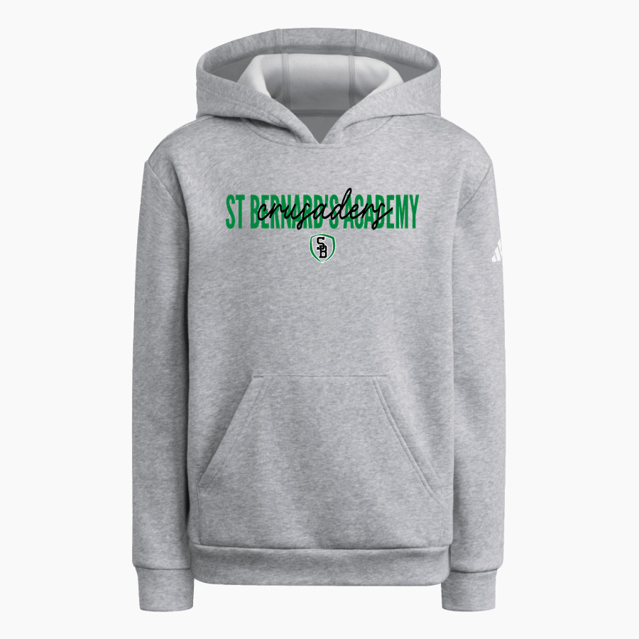 ST BERNARD'S ACADEMY CRUSADERS <span class="pdp-name-mascot">ST BERNARD'S CATHOLIC CRUSADERS</span> adidas Youth Fleece Pullover Hood