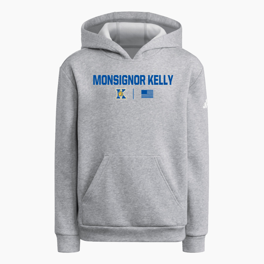 MONSIGNOR KELLY CATHOLIC HIGH SCHOOL BULLDOGS <span class="pdp-name-mascot">MONSIGNOR KELLY BULLDOGS</span> adidas Youth Fleece Pullover Hood