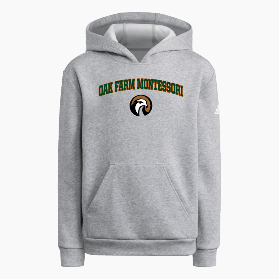 Oak Farm Montessori Falcons <span class="pdp-name-mascot">Oak Farm Montessori Falcons</span> adidas Youth Fleece Pullover Hood