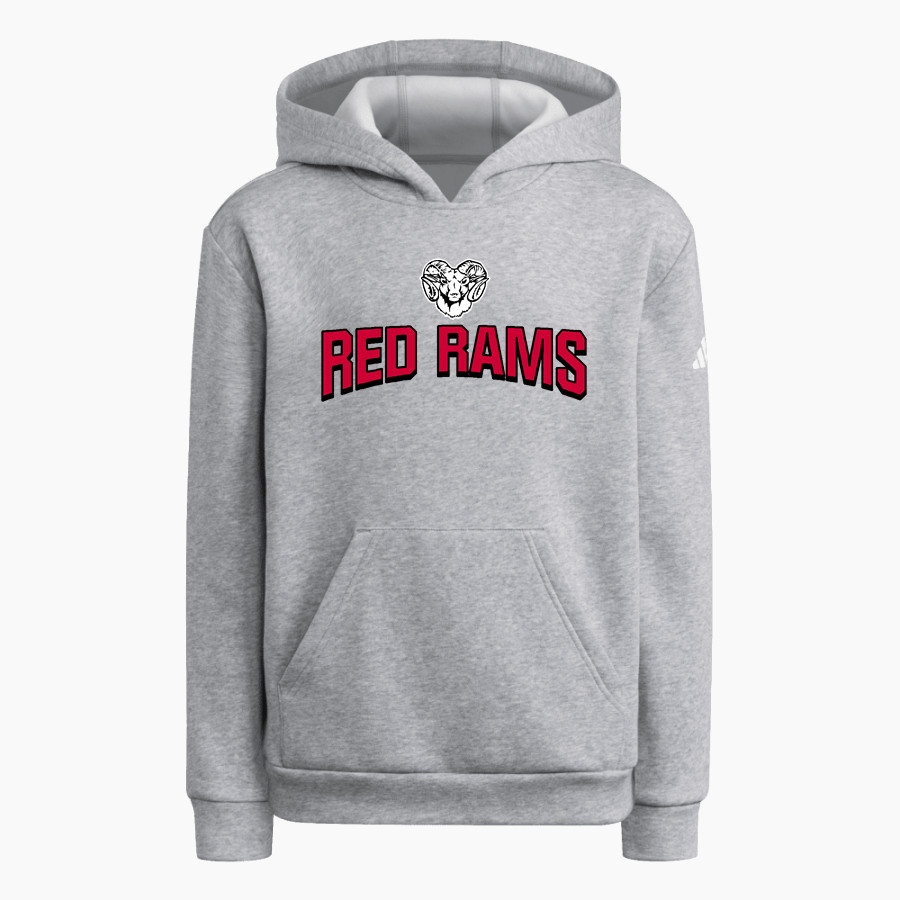 Jamesville DeWitt Red Rams adidas Youth Fleece Pullover Hood