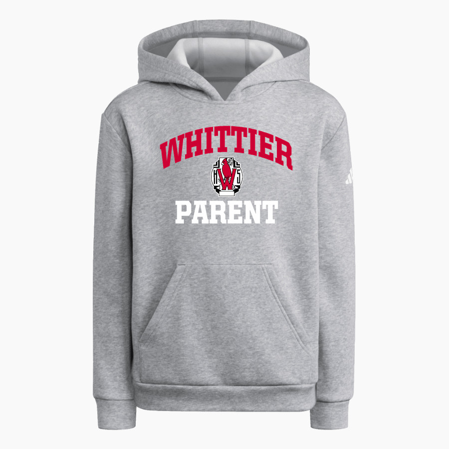 WHITTIER HIGH SCHOOL CARDINALS adidas Youth Fleece Pullover Hood