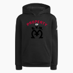 Maternity Bvm Blue Jays <span class="pdp-name-mascot">Maternity Bvm Blue Jays</span> adidas Youth Fleece Pullover Hood Front Thumbnail