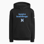 HAMPTON HIGH SCHOOL BULLDOGS <span class="pdp-name-mascot">HAMPTON BULLDOGS</span> adidas Youth Fleece Pullover Hood Front Thumbnail