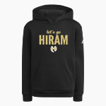 Hiram Hornets <span class="pdp-name-mascot">Hiram Hornets</span> adidas Youth Fleece Pullover Hood Front Thumbnail