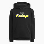 Mahone Mustangs adidas Youth Fleece Pullover Hood Front Thumbnail