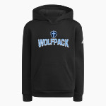 Kingdom Prep Wolfpack <span class="pdp-name-mascot">Kingdom Prep Wolfpack</span> adidas Youth Fleece Pullover Hood Front Thumbnail