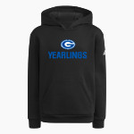 Garner Yearlings <span class="pdp-name-mascot">Garner Yearlings</span> adidas Youth Fleece Pullover Hood Front Thumbnail