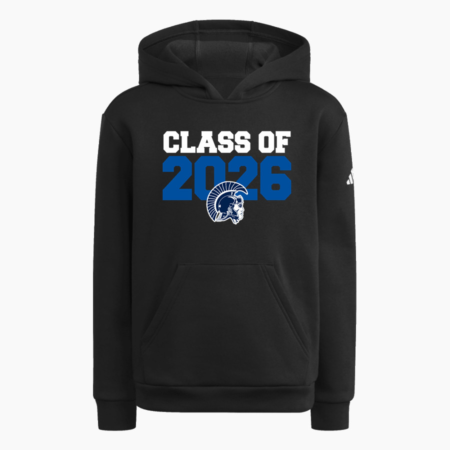 NEW KENT HIGH SCHOOL TROJANS adidas Youth Fleece Pullover Hood