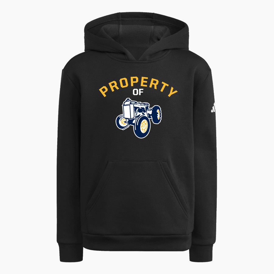 FORDSON HIGH SCHOOL TRACTORS ONLINE STORE <span class="pdp-name-mascot">FORDSON TRACTORS</span> adidas Youth Fleece Pullover Hood