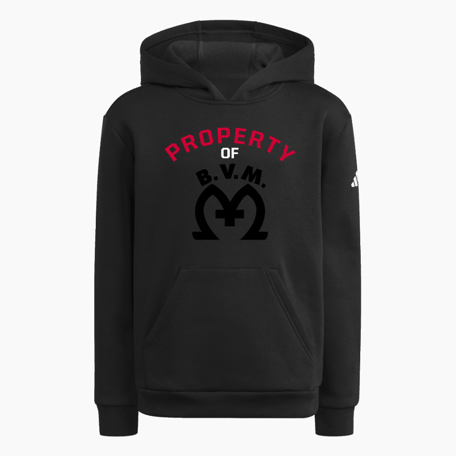 Maternity Bvm Blue Jays <span class="pdp-name-mascot">Maternity Bvm Blue Jays</span> adidas Youth Fleece Pullover Hood