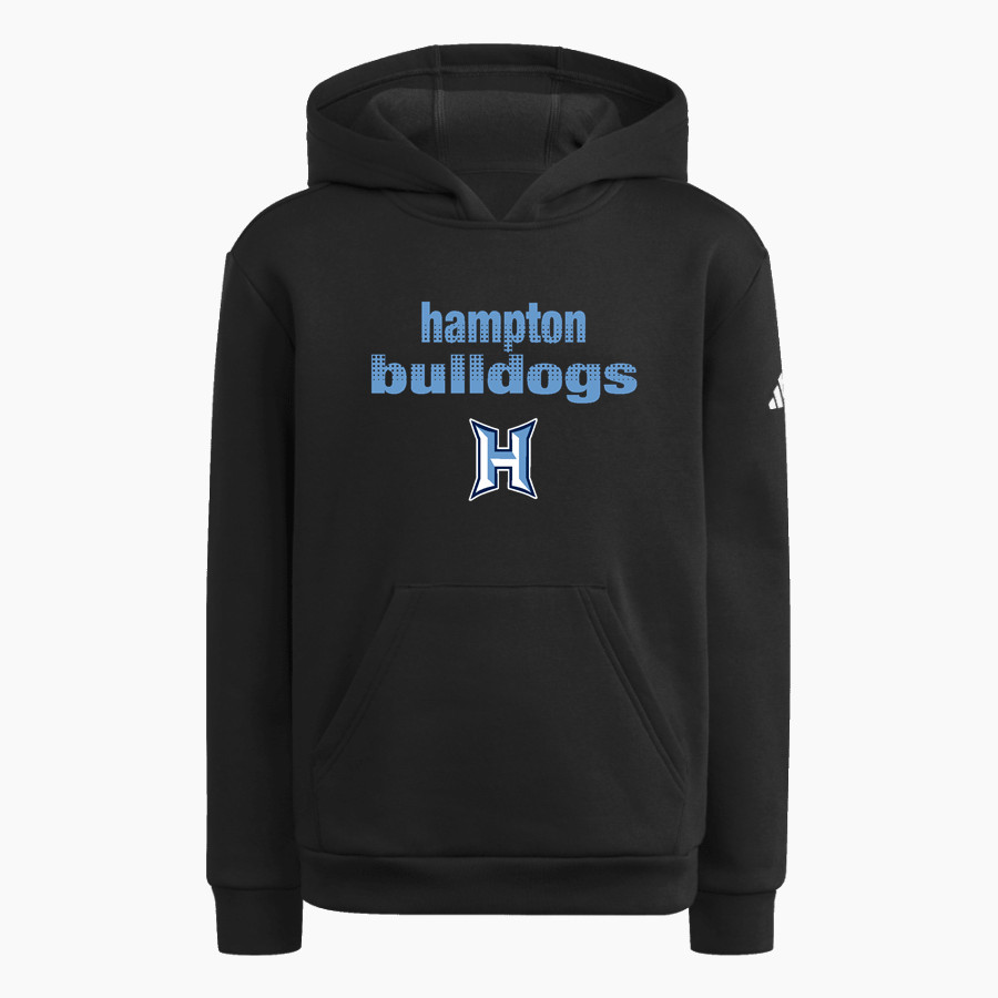HAMPTON HIGH SCHOOL BULLDOGS <span class="pdp-name-mascot">HAMPTON BULLDOGS</span> adidas Youth Fleece Pullover Hood