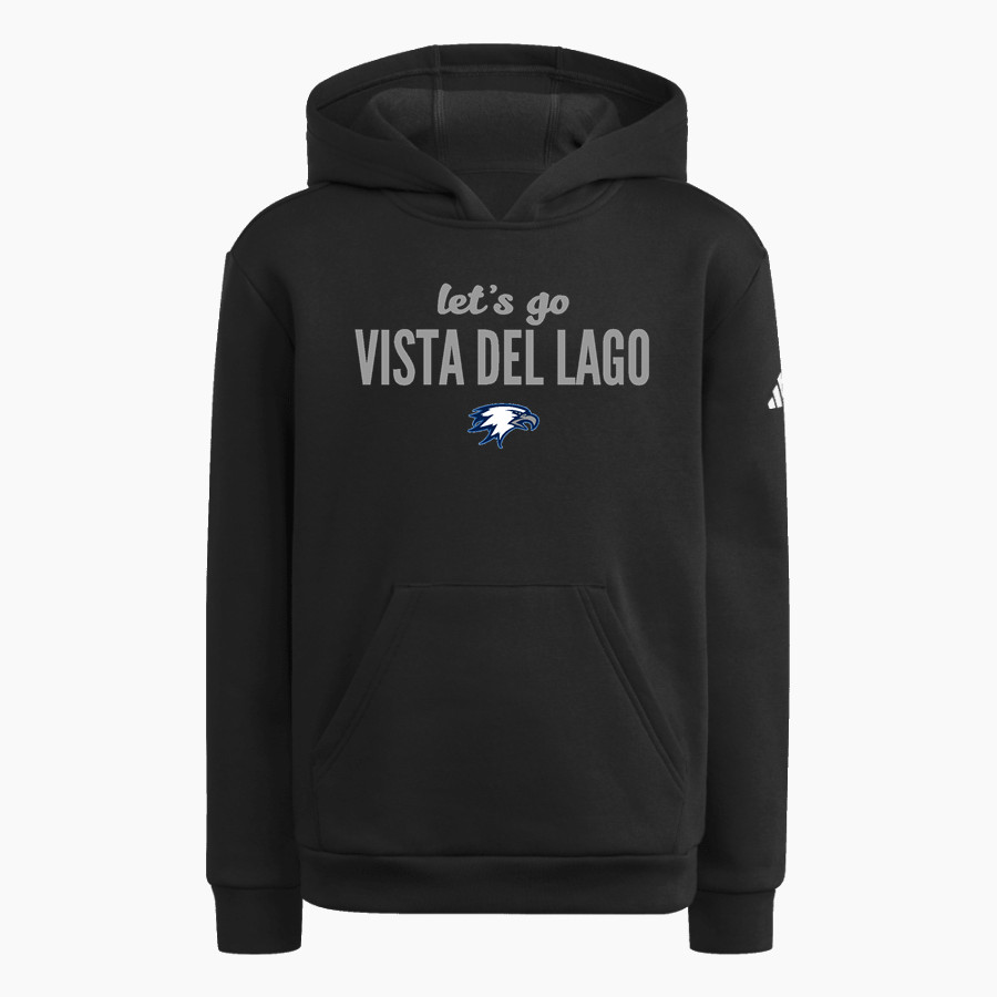 VISTA DEL LAGO HIGH SCHOOL EAGLES <span class="pdp-name-mascot">VISTA DEL LAGO EAGLES</span> adidas Youth Fleece Pullover Hood