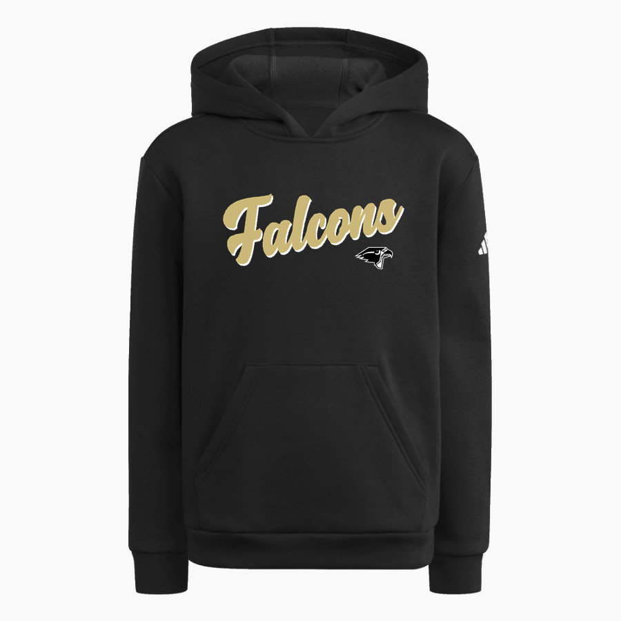 BURLINGTON TOWNSHIP HIGH SCHOOL FALCONS <span class="pdp-name-mascot">BURLINGTON TOWNSHIP FALCONS</span> adidas Youth Fleece Pullover Hood