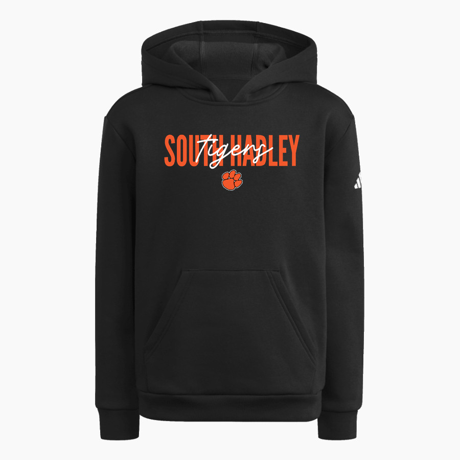 SOUTH HADLEY HIGH SCHOOL TIGERS <span class="pdp-name-mascot">SOUTH HADLEY TIGERS</span> adidas Youth Fleece Pullover Hood