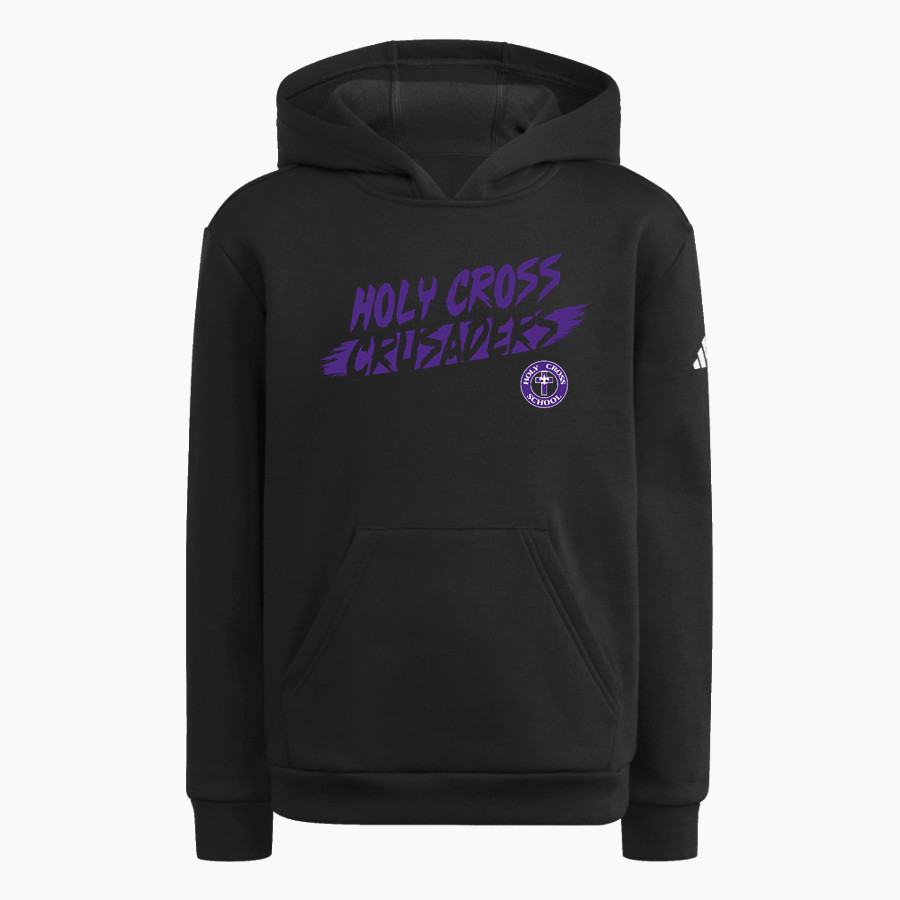 Holy Cross Crusaders adidas Youth Fleece Pullover Hood